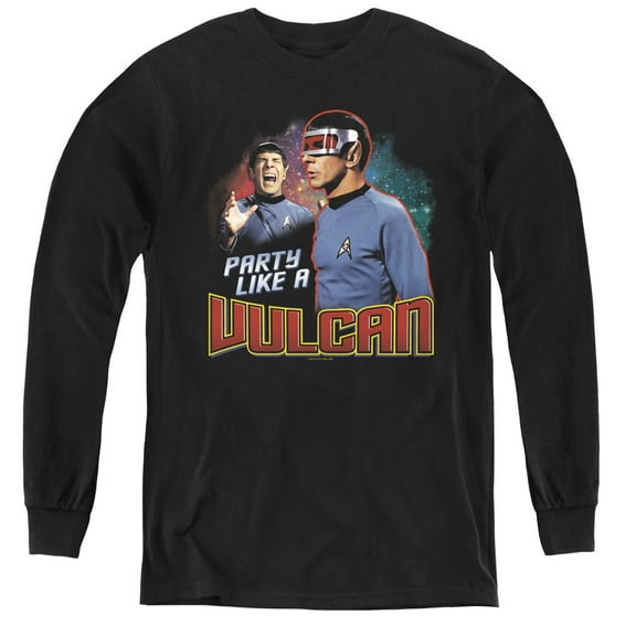 Star Trek - Party Like A Vulcan - Youth Long Sleeve Shirt - X-Large