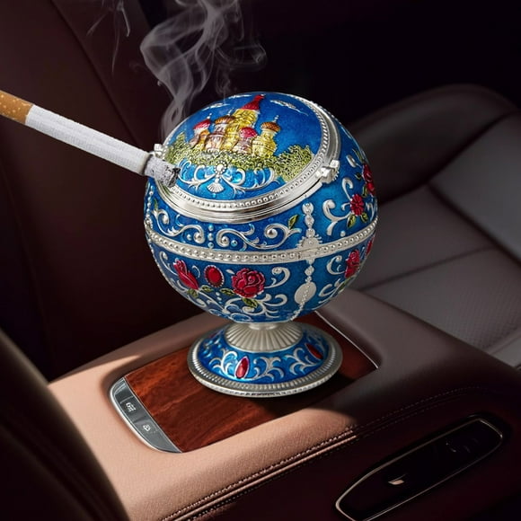 Oliegs Heated Blanket Universal Car Ashtray With Lid For All Vehicles Versatile And Stylish Design For Home And Use Convenient And Easy To Install Ashtray For Any Chocolate