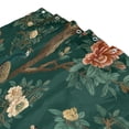 thumbnail image 3 of Yayeee Shower Curtain with Hooks 72"x72" Waterproof Fabric Bathroom Hanging Decor, Tiger and Peacock Pattern, 3 of 5