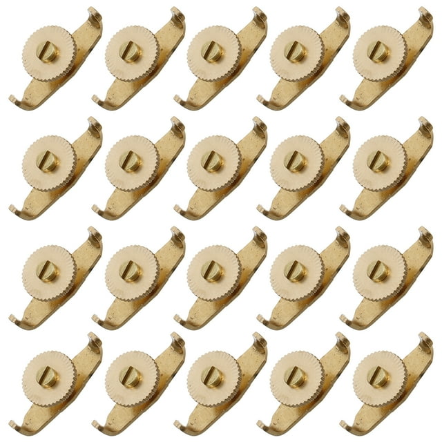 KAKOWELY chinese violin adjuster 20pcs Erhu Violin Fine Tuners Copper String Adjuster Chinese Violin Tuning Hardware Tool Replacement Erhu Fine Tuning Tools Erhu Tuner Erhu Accessories