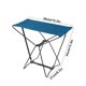 thumbnail image 3 of Taburete Plegable Portátil para Exteriores, Pequeño, Ideal para Pesca, Adultos, Estaciones de Tren y Niños | Tela Oxford Azul Cielo | 39 X 34 X 21 Cm | 0,9 Kg | Soporta Hasta 90 Kg | para Viajes y Ac, 3 of 6