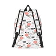 thumbnail image 6 of Travel Laptop Backpack - Funny Cute Cow Rainbow Clouds Lightweight Canvas Backpack, Wear Resistant Computer Backpack Bag Fit {sizeName} Laptop for Men Women with Adjustable Padded Shoulder Straps, 6 of 6