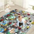 thumbnail image 4 of Border Children's Toy Play Mat 130X100CM English Version Of Traffic Parking Lot Mat, 4 of 8