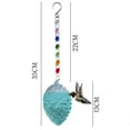 thumbnail image 3 of Comedero y Bebedero de Vidrio para Pájaros, Ideal para Jardín Exterior. Comedero para Colibríes Hecho a Mano con Diseño Colgante, Fácil de Limpiar y Resistente a La Decoloración., 3 of 6
