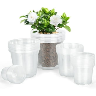 Expert Gardener 2.5 Qt. Black Plastic Nursery Pots (25-Pack) - Walmart.com