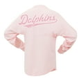 thumbnail image 3 of Women's Fanatics Pink Miami Dolphins Millennial Spirit Jersey T-Shirt, 3 of 3