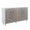 Off White + MDF + Adjustable Shelves, variant on FENGFAN 60 Inch Vintage Mandala Carved Sideboard 4 Door Push-to-Open Adjustable Shelves Engineered Wood Dark Walnut Grain Lacquered Buffet Cabinet Single Pack