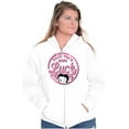 thumbnail image 3 of Betty Boop Your Own Luck Girl Power Zip Hoodie Sweatshirt Women Brisco Brands L, 3 of 6