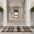 thumbnail image 5 of Safavieh Courtyard Benjamin Plaid Indoor/Outdoor Area Rug, Black/Bone, 2'3" x 4', 5 of 17