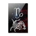 thumbnail image 1 of Capricorn Fish Goat Zodiac Sign Horoscope in Space Rectangle Acrylic Fridge Refrigerator Magnet, 1 of 4