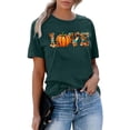 thumbnail image 1 of Fiudx Ofertas y Liquidaciones Camiseta Estampada a La Moda para Mujer, Blusa de Manga Corta, Tops Informales con Cuello Redondo, 1 of 5