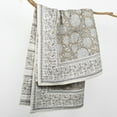 thumbnail image 2 of Levtex Home - Adare Taupe - Throw - Bordered Floral - Taupe, Grey and Cream -Quilted Throw (50x60in.) - Cotton, 2 of 6
