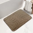 thumbnail image 5 of Alfombra de baño de espuma viscoelástica gruesa de 40 x 60 cm, ultra suave, antideslizante, absorbente de agua, lavable a máquina, de secado rápido, para suelo, ducha y bañera, 5 of 5