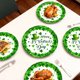 thumbnail image 4 of St. Patrick's Day Tableware Set, Green Lucky Shamrock and Plaid Disposable Plates, Cups, Napkins, Forks, Spoons, Knives, Straws, Banner for St. Paddy's Day, Irish-Themed Birthday Party Supplies, 4 of 7