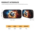 thumbnail image 5 of ZUXONGSY Soccer Lightning Flame Print School Backpack Set of 4 for Kids Boys Girls Primary Student Book Bag with Lunch Box Pencil Case and Water Bottle Holder Teens Schoolbags Back Packs Satchel, 5 of 6