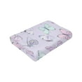 thumbnail image 6 of Kll Fleece Blanket Plush Throw Blanket Purple Butterfly,Soft Fuzzy Cozy Flannel Blanket For Couch Sofa Bed.(40"X30"), 6 of 9