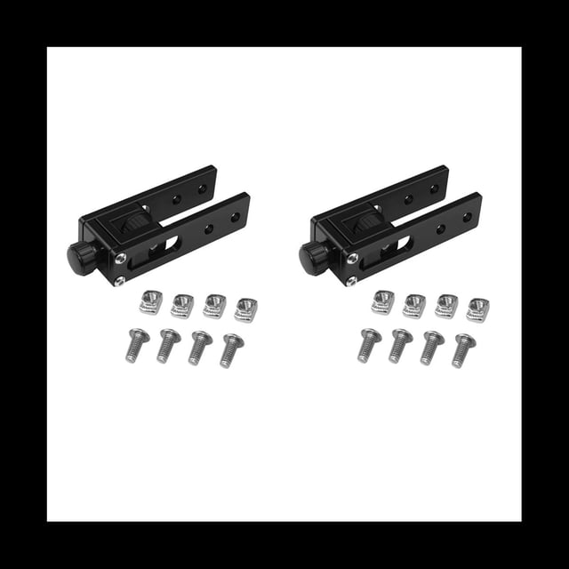 2X 2020 Perfil de Aluminio con Ranura En V Eje x Correa Síncrona Estiramiento Estiramiento Conjunto de para -10/10S Accesorios Impresora 3D Piezas Negro