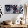 thumbnail image 3 of Elephant Stock Red Epic Airplanes Wall Art - Horizontal Multi Panel Canvas - Living Room Wall Decor - Transportation Multi Panel - White And Blue Decor - 26" x 12", 3 of 8