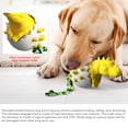 thumbnail image 3 of Chicle explosivo para perros con forma de huevo de dinosaurio azul, ideal para masticar en casa o en el coche., 3 of 5