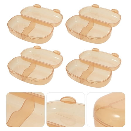 WHAMVOX  5 Pcs Storage Pacifier Box Portable Case Clip Baby Travel