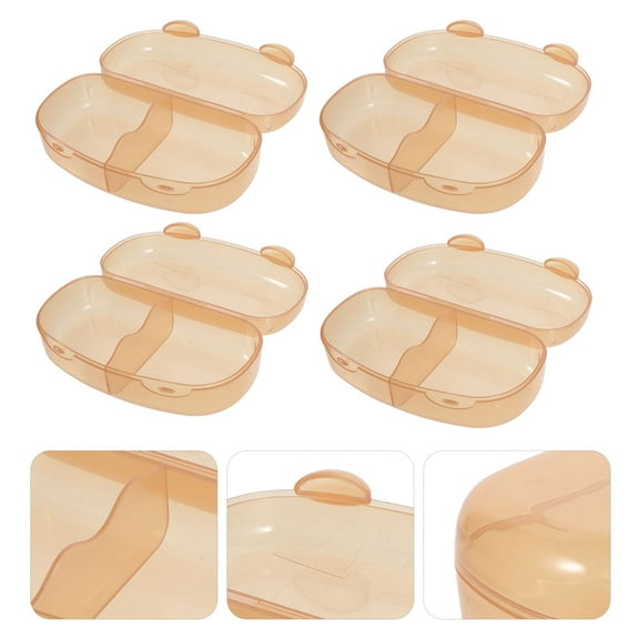 WHAMVOX  5 Pcs Storage Pacifier Box Portable Case Clip Baby Travel