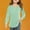 Green, variant on Fesfesfes 4-13Years Kids Girls Cute Round Neck Knit Tops Ruffle T Shirt Solid Color Casual Loose Long Sleeve Round Neck Tops(Beige,11 Years)