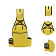 thumbnail image 6 of Vsenkes Tennis Bag Outdoor Sports Accessories Tennis Backpack for Pickleball Rackets yellow, 6 of 9
