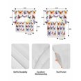 thumbnail image 5 of Modern Butterfly Swag Curtains for Living Room/Bedroom Windows, Spring Summer Watercolor Rustic Kitchen Curtains and Valances Set 36 Inch Length, Light Filtering Swags Valance Curtain Panels, 5 of 5