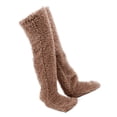 thumbnail image 2 of Pantimedias Poliéster Calentador de piernas Invierno Rodilla alta Protector de piernas largo Calcetín Legging, Marrón AweSitey AP001410-01, 2 of 7