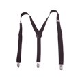 thumbnail image 1 of INSPIRE CHIC Unisex Adjustable Clip Elastic Y Back Suspender Braces Coffee, 1 of 1