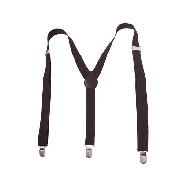 INSPIRE CHIC Tirantes Unisex Ajustables Clip Elástico Y Back Café