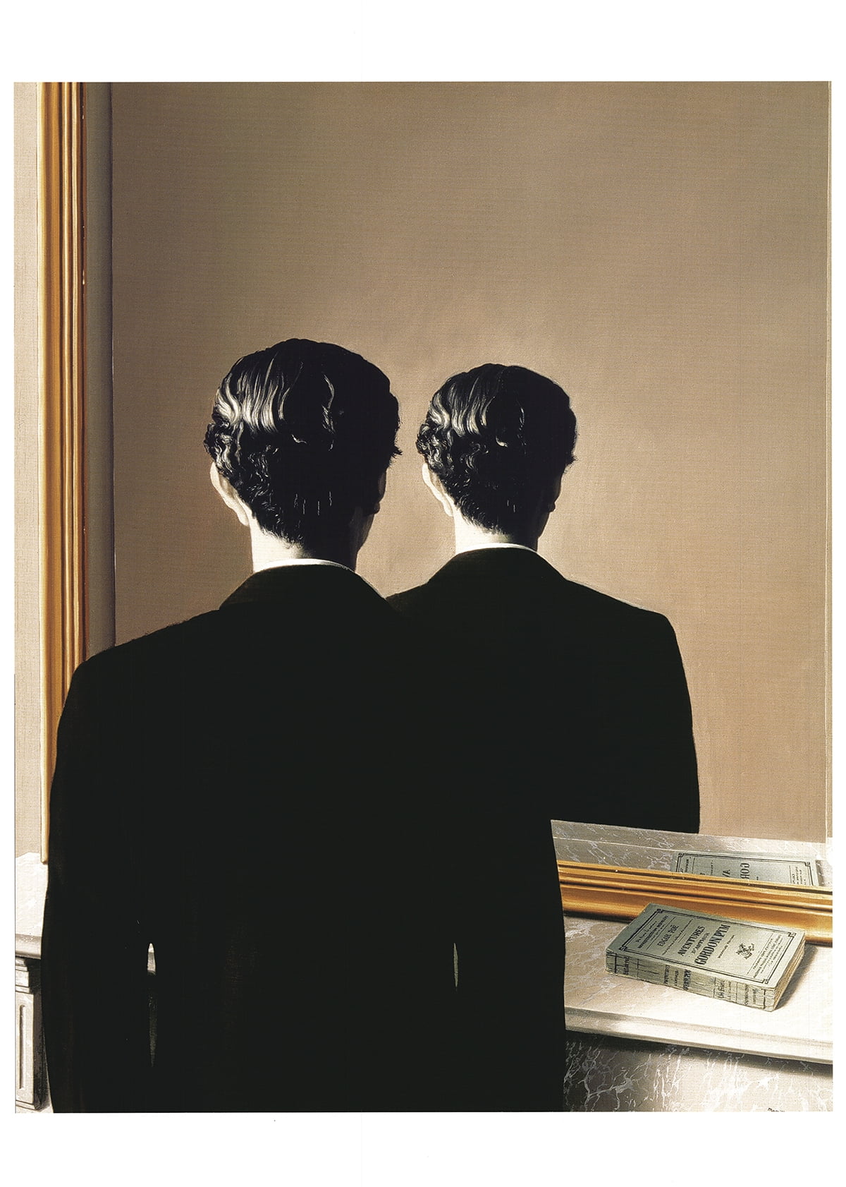 RENE MAGRITTE La Reproduction Interdite 27.5" x 19.75