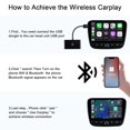 thumbnail image 6 of FIEWESEY Apple Carplay Wireless iPhone Adapter, Black, 6 of 8