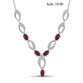 thumbnail image 3 of JewelersClub 3.00 Carat T.G.W. Ruby And White Diamond Accent Sterling Silver 4-Piece Jewelry set, 3 of 9