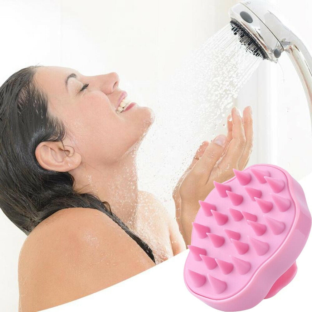 EIMELI Soft Silicone Head Massager Comb Hair Scalp Massaging Shampoo Brush Scalp Scrubber