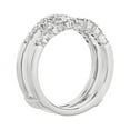 thumbnail image 6 of 0.30 T.C.W Round Shaped Genuine Diamond Stunning Wedding Eternity Band for Women Solid 950 Platinum Size 3.5, 6 of 8