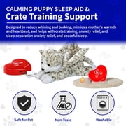 Pet Fit For Life Stuffed Animal for Cats - Calming Sleep Aid with USB Rechargeable Heart Beat & Heat Pack for Anxiety Relief - Huggable Kitty Soother, Original Cuddle Plush Toy for Crate Training