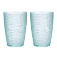 thumbnail image 1 of Uxcell Vasos de Acrílico de 13 oz, 2 Paquete de Vasos Reutilizables de Plástico para el Hogar y al Aire Libre, Azul Claro, 1 of 7
