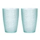 thumbnail image 1 of Uxcell Vasos de Acrílico de 13 oz, 2 Paquete de Vasos Reutilizables de Plástico para el Hogar y al Aire Libre, Azul Claro, 1 of 7