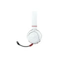 thumbnail image 4 of Écouteurs supra-auriculaires sans fil à isolation sonore HyperX Cloud Mini - Blanc/Rouge, 4 of 11