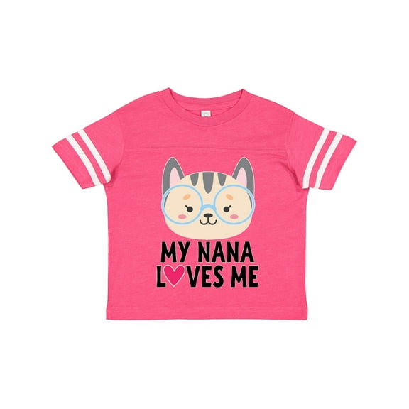 Inktastic Nana Loves Me Grandchild Girls Toddler T-Shirt