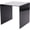 Black, variant on Plymor Clear Acrylic Square Display Riser, 8" H x 8" W x 8" D (1/8" thick)
