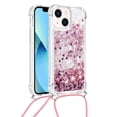 thumbnail image 1 of Funda FOXDOCK para iPhone 14 Plus con Cuerda Ajustable, Brillo Líquido, Protección Antigolpes y Lente – Ideal para Regalo, 1 of 6