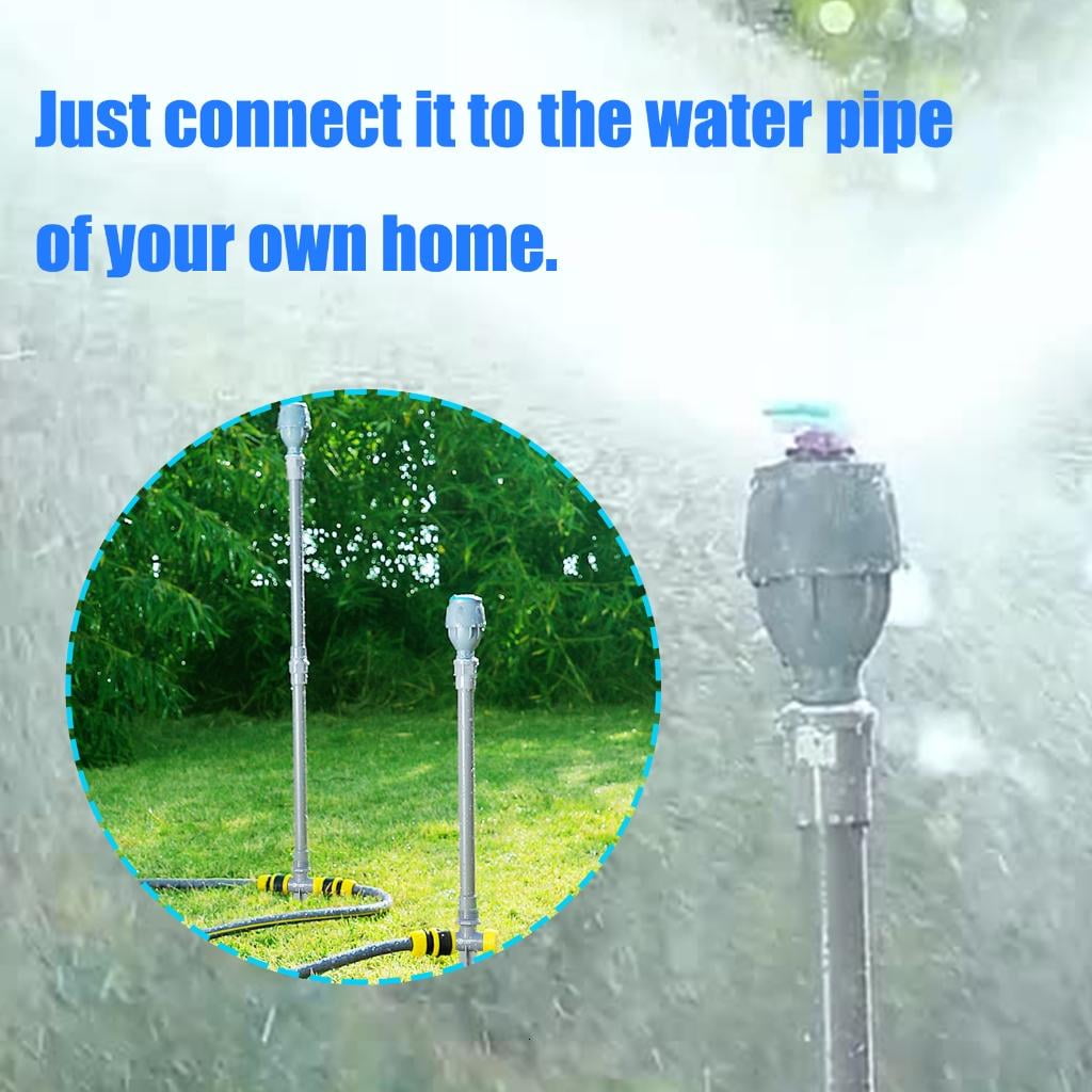 Tizuqe Adjustable Automatic Rotating Sprinklers For Lawn And Yard Irrigation