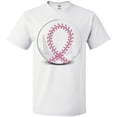 thumbnail image 3 of Inktastic Pink Breast Cancer Ribbon Baseball T-Shirt, 3 of 5