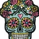 thumbnail image 2 of Parche bordado para coser o planchar con diseño de Calavera de Azúcar del Día de los Muertos oso de fresa Electrónica, 2 of 3