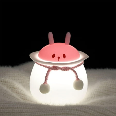 

KKUORA Pear Shaped Silicone Decompression Clap Light Touching Pear Shaped Night Light LED Silicone Lamp With Timer 7 Colors Colorful For Children s Rooms Babies Bedside Lamp