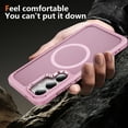 thumbnail image 6 of TECH CIRCLE For Samsung Galaxy S23 Translucent Back Case 6.1" 2023 Model, Compatible with MagSafe and Magnetic Accessories, Lightweight Slim Case, Shockproof Protective Cute Phone Cover, Pink, 6 of 8