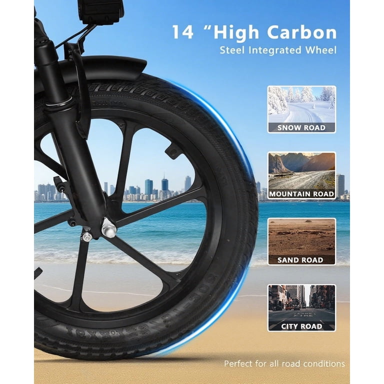 BroPath Electric Bike for Adults, Ebike, Electric Bicycle with 48V