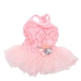 thumbnail image 1 of Nouvelle Robe Princesse Chien Chat Design Fleur Creuse pour Animaux Chiot Printemps/été Vêtements, 1 of 6